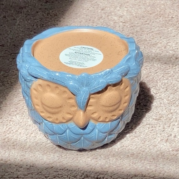 Blue Owl single wick candle holder - Picture 3 of 4
